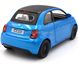 Игрушка металлическая машинка Fiat 500e 1:28 Kinsmart KT5440W синий KT5440WB фото 4