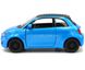 Іграшкова металева машинка Fiat 500e 1:28 Kinsmart KT5440W синій KT5440WB фото 3