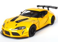 Іграшкова металева машинка Kinsmart KT5421W Toyota GR Supra Racing Concept 1:34 жовта KT5421WY фото