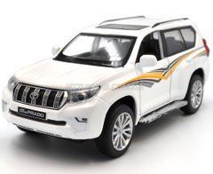 Іграшкова машинка Toyota Land Cruiser Prado 1:32 Автопром 68482 біла 68482W фото