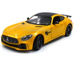 Машинка Mercedes-AMG GT-R Coupe 2018 Welly 24081W 1:24 желтая 24081WY фото