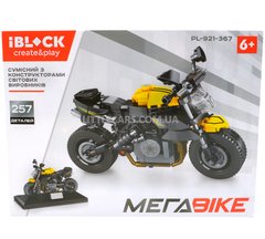 Конструктор мотоцикл IBLOCK PL-921-367 МЕГАBIKE 257 деталей PL-921-367 фото