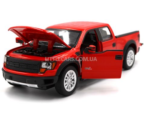 Модель машины Ford F-150 SVT Raptor Автопром 68363 1:34 красный 68363R фото