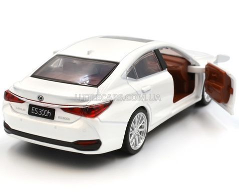Іграшкова металева машинка Lexus ES300h 1:36 Автопром 68713 білий 68713W фото