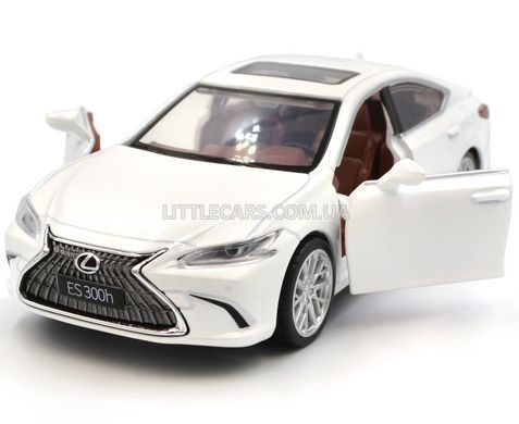 Іграшкова металева машинка Lexus ES300h 1:36 Автопром 68713 білий 68713W фото