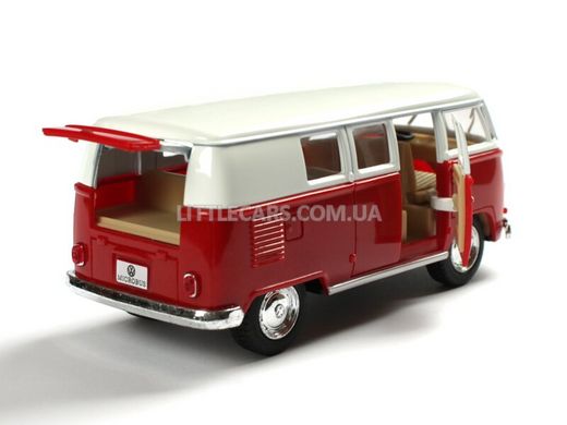 Іграшкова металева машинка Kinsmart Volkswagen Classical Bus 1962 червоний KT5060WR фото