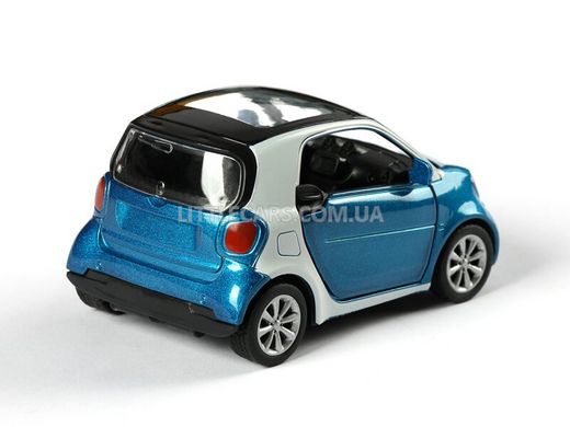 Іграшкова металева машинка Автосвіт Smart Fortwo 2014 синій AS1912B фото
