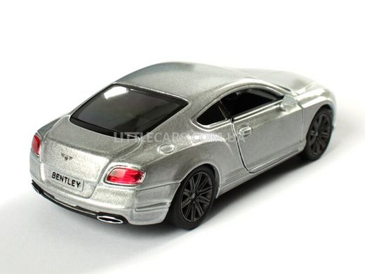 Іграшкова металева машинка Kinsmart Bentley Continental GT Speed 2012 cерый KT5369WLG фото