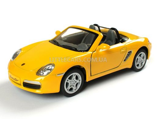 Металлическая модель машины Kinsmart Porsche Boxster S желтый KT5302WY фото