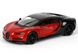 Коллекционная модель машины Maisto Bugatti Chiron Sport 1:24 черно-красная 31524BR фото 1