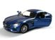 Іграшкова металева машинка Kinsmart Mercedes-Benz AMG GT синій KT5388WB фото 2