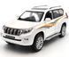 Іграшкова машинка Toyota Land Cruiser Prado 1:32 Автопром 68482 біла 68482W фото 1