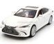 Іграшкова металева машинка Lexus ES300h 1:36 Автопром 68713 білий 68713W фото 1