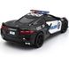 Поліцейська металева машинка Chevrolet Corvette 2021 1:36 Kinsmart KT5432W KT5432WP фото 4