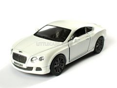Іграшкова металева машинка Kinsmart Bentley Continental GT Speed 2012 білий KT5369WW фото