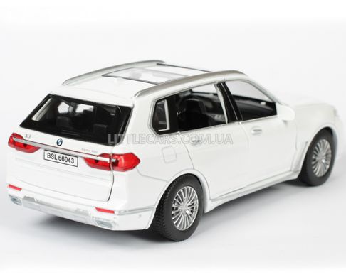 Металлическая модель машины Автопром BMW X7 (G07) 1:32 белая 6612W фото
