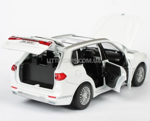 Металлическая модель машины Автопром BMW X7 (G07) 1:32 белая 6612W фото