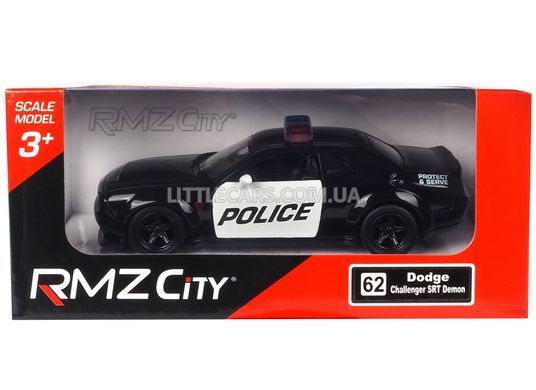 Іграшкова металева машинка RMZ City 554040 Dodge Challenger SRT Demon 1:40 Police 554040P фото