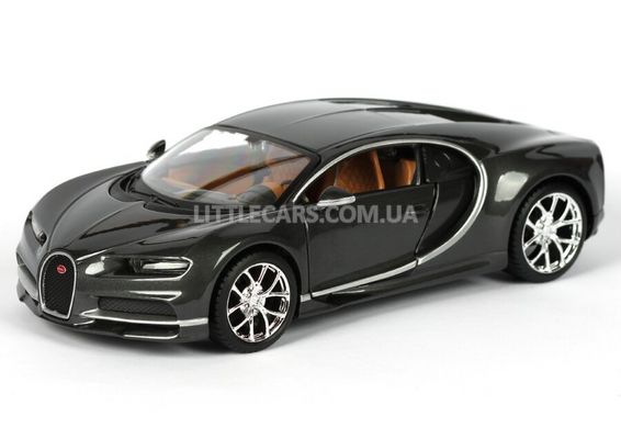 Коллекционная модель машины Maisto Bugatti Chiron 1:24 серая 31514G фото