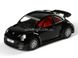Іграшкова металева машинка Kinsmart Volkswagen New Beetle RSI чорний KT5058WBL фото 1