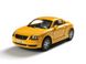 Іграшкова металева машинка Kinsmart Audi TT жовта KT5016WY фото 1