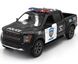 Поліцейська металева машинка Ford F-150 Raptor 2022 1:46 Kinsmart KT5436WP чорний KT5436WP фото 1