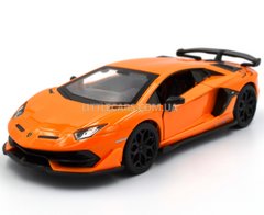 Іграшкова металева машинка Lamborghini Aventador SVJ Автопром 68473 помаранчевий 1:31 68473O фото