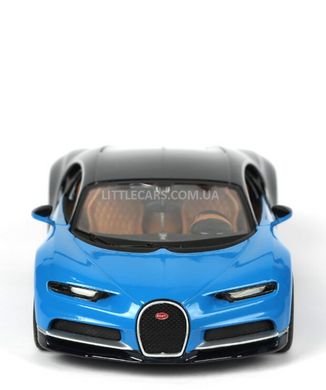 Коллекционная модель машины Maisto Bugatti Chiron 1:24 синяя 31514B фото