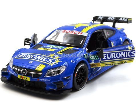 Іграшкова металева машинка Mercedes‑AMG C63 DTM 1:32 Автопром 68447(B) синій 68447(B) фото