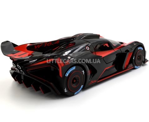 Інерційна машинка Bugatti Bolide Автопром 2400 1:24 чорно-червона 2400R фото