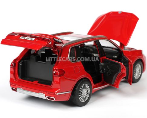 Металлическая модель машины Автопром BMW X7 (G07) 1:32 красная 6612R фото