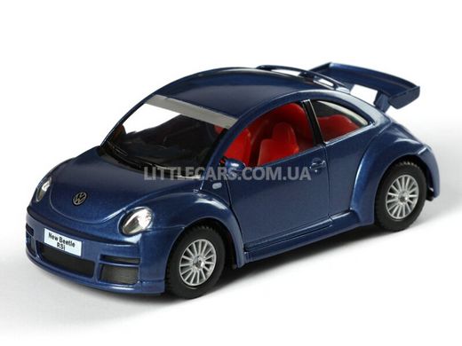 Іграшкова металева машинка Kinsmart Volkswagen New Beetle RSI синій KT5058WB фото