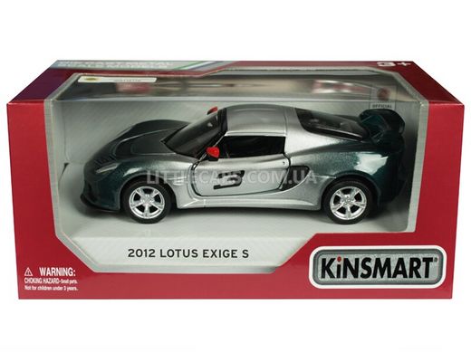 Іграшкова металева машинка Kinsmart Lotus Exige S 2012 зелено-сірий KT5361WGGN фото