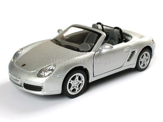 Іграшкова металева машинка Kinsmart Porsche Boxster S сірий KT5302WLG фото
