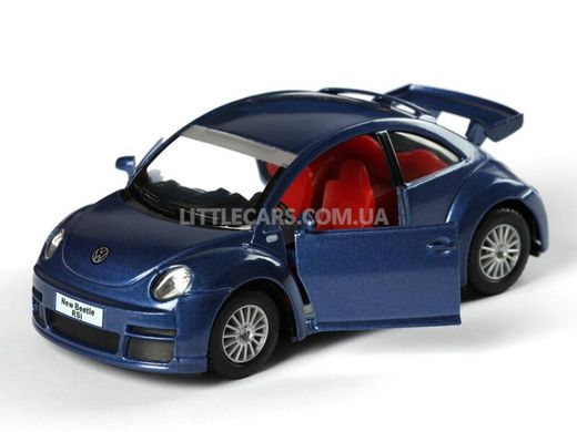 Іграшкова металева машинка Kinsmart Volkswagen New Beetle RSI синій KT5058WB фото
