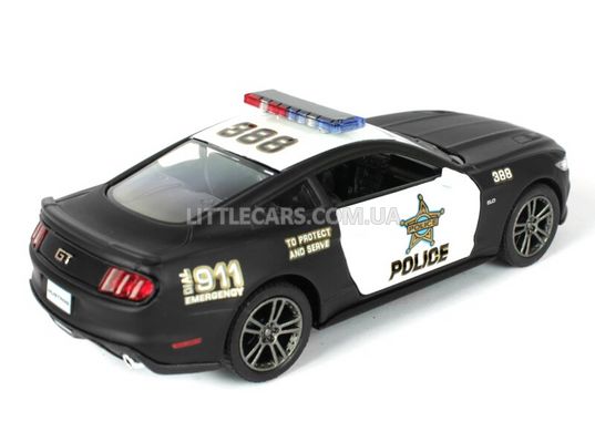 Іграшкова металева машинка Kinsmart Ford Mustang GT 2015 Police поліцейский KT5386WPP фото