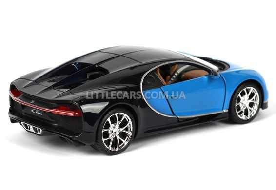 Колекційна металева машинка Maisto Bugatti Chiron 1:24 синя 31514B фото