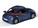 Іграшкова металева машинка Kinsmart Volkswagen New Beetle RSI синій KT5058WB фото 3