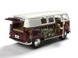 Металлическая модель машины Kinsmart Volkswagen Classical Bus 1962 темно-красный с наклейкой KT5060WFDR фото 2