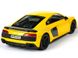 Іграшкова металева машинка Kinsmart Audi R8 Coupe 2020 1:36 жовта KT5422WY фото 3