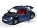 Металлическая модель машины Kinsmart Volkswagen New Beetle RSI синий KT5058WB фото 2