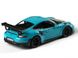 Металлическая модель машины Kinsmart Porsche 911 GT2 RS синий KT5408WB фото 3