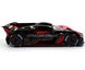 Інерційна машинка Bugatti Bolide Автопром 2400 1:24 чорно-червона 2400R фото 3