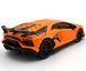Іграшкова металева машинка Lamborghini Aventador SVJ Автопром 68473 помаранчевий 1:31 68473O фото 5