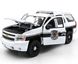 Полицейский джип Chevrolet Tahoe 2008 Welly 22509WP 1:24 белый 22509WP-W фото 2