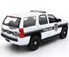 Полицейский джип Chevrolet Tahoe 2008 Welly 22509WP 1:24 белый 22509WP-W фото 6