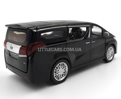 Іграшкова металева машинка Автопром 68481 Toyota Alphard 1:29 чорна 68481BL фото