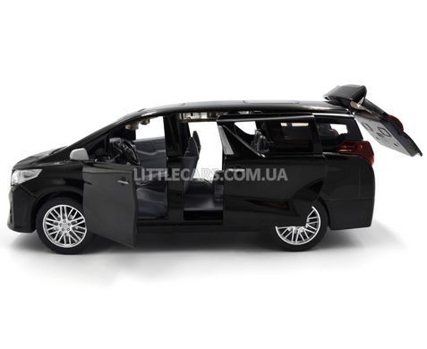 Іграшкова металева машинка Автопром 68481 Toyota Alphard 1:29 чорна 68481BL фото