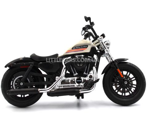 Мотоцикл Maisto Harley-Davidson 2018 Forty-Eight Special (Australian ver.) 1:18 чорно-білий 3936037BW фото