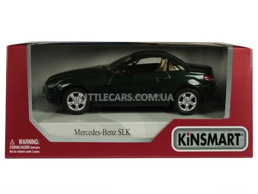 Іграшкова металева машинка Kinsmart Mercedes-Benz SLK зелений KT5095WGR фото
